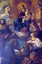 immagine Madonna col Bambino, San Giovannino e santi di Camillo Gavasseti